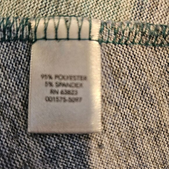 Striped Asymmetrical Hem 3/4 Sleeve Tunic Top 1X CJ Banks Polyester/Spandex Mult - Picture 10 of 12